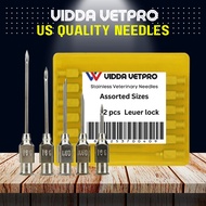 Vidda VetPro 12 pcs Stainless steel needle for pig needle for pig needle for syringe