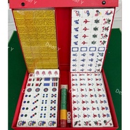 RREADY STOCK A1 Mahjong Crystal Mahjong 水晶麻将 亚克力 168 tiles 4 Players Mahjong Singapore Mahjong 麻将 新马