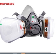 M3 - 6200 mask with 6001 filter - 1 piece