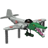 Tung Tung Tung Sahur 棒人間 抽象的な積み木 おもちゃ 装飾品 (飛行機ワニ) [並行輸入品]