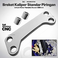 Standard Caliper Bracket Disc 220 mm yamaha mio Series Fino Soul Gear Freego Xride 220mm Disc Bracke