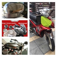 Ini chrome sapu sahaja tidak perlu pakai spray gun boleh buat cat color chrome