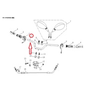 100% ORIGINAL WMOTO ES250I HANDLE COMP HANDLE BAR P0125507300000 ES250I HANDLE BAR ORIGINAL