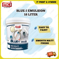 18 Liter MCI Blue-i Emulsion Paint - 544 Black - Cat Dinding Dalam Rumah dan Ceiling Murah