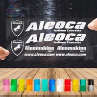 Aleoca Cutting Sticker Variasi Sepeda Lipat Gunung Timbul Tahan Air Reflective Frame Striping Bike
