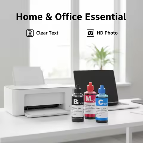 100ML inkjet Printer Ink Refill CISS kit Compatible For HP Canon Epson Brother Inkjet Tank Cartridge