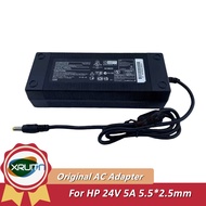 Genuine 120W 24V 5A PA-1121-12H AC Power Adapter Charger For HP Power Supply 5.5*2.5mm