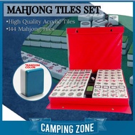 Mahjong Set 4 Player Chinese Mahjong Set With Carrying Case Mahjong Game Travel