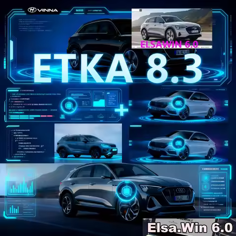 2025 elsawin 6.0 with etka 8.3 software Newest Repair Software Group Vehicles Electronic Parts Catal