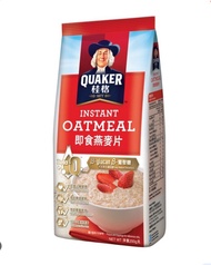 麥皮桂格快熟燕麥片Quaker Instant Oatmeal 配搭朱古力牛奶果仁食用極佳