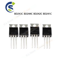 10pcs NEW GOOD QUALITY TRANSISTOR NPN 100V 6A BD243 BD244 BD242 BD241 TO-220 BD243C BD244C BD242C BD