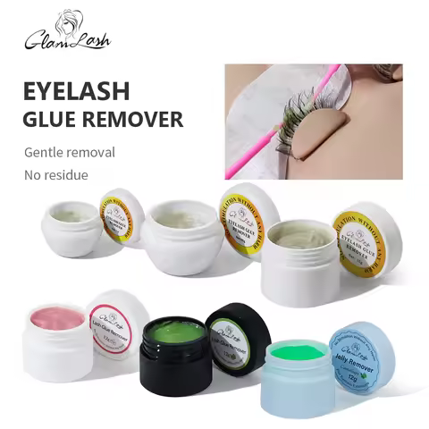GLAMLASH 12g Eyelash Glue Remover Fruit Flavour Remover Cream for Eyelash Extensions Fragrancy Smell
