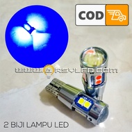 ARSYLED - 2 BUAH lampu led senja mobil T10 METALIK SILVER - Sigra Calya Avanza Xenia