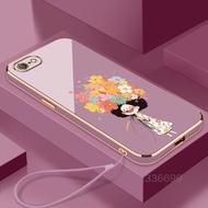 Casing OPPO A71 OPPO F1S A59 OPPO A83 A57 A39 OPPO A37 OPPO NEO 9 Phone Case 2024 New flower girl Silicone pretty Phone Case