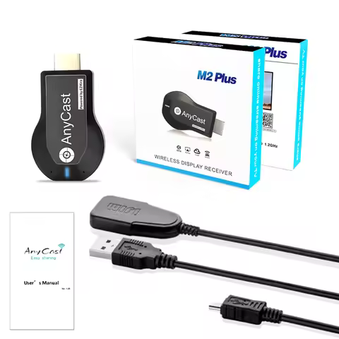 1080P Wireless WiFi Display TV Dongle Receiver HDMI-compatible TV Stick M2 Plus for DLNA Miracast fo
