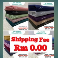 Heavy Premium Como Crepe (harga utk 0.5m)Bidang 60"