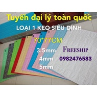 COMBO of 50 THERMAL INSULATION 3D FOAM WALL SHEETS