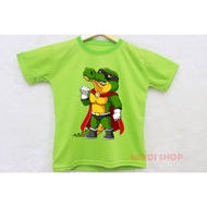 Child T-Shirt Screen Printing BOSS CROCODILE