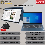 Laptop Lenovo Ideapad Flex 5 Intel Core i5 1135G7 8GB 512GB SSD FHD