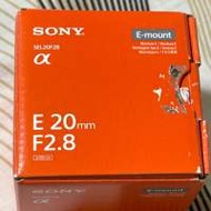Sony E 20mm F2.8 餅鏡