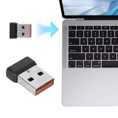 Replacement USB Receiver for Logitech Keyboard Mouse MK220 MK235 MK240 Keyboard Receiver Adapter Lig