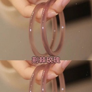 huangfuqiang Bracelet Step by Step, Ring by Step, Glass Imitation Jade Dingdang Bracelet, Thorn Rose Accessories, No Step Friend BraceletFashion Bangle Bracelets