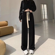 celana corduroy wanita celana korduroi korean style celana kulot wanita baggy pants coklat highwaist
