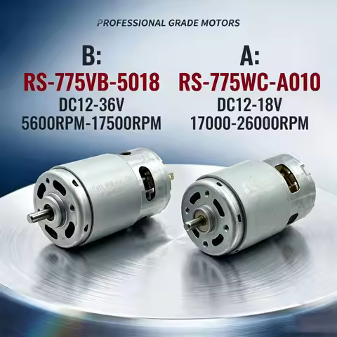 775 DC Electric Motor RS-775WC-A010 RS-775VC-5018 12VV/18V36V High Speed Powerful Engine Drill Power