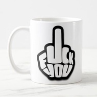 Cốc sứ ly sứ in hình ngón tay dễ thương quà tặng hài hước vui nhộn để troll trêu chọc bạn bè