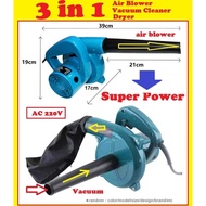 3in1 Hand Blower Vacuum Blower Electric Blower PC Tembak Angin Mesin Angin Blower Mini Air Blower An