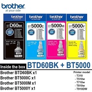 【𝐑𝐞𝐚𝐝𝐲 𝐒𝐭𝐨𝐜𝐤】Brother BTD60BK Black Ink BT5000 Ink Box FOR DCP-T420W DCP-T520W T920DW WT910D T710