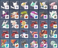 Pokemon Za 全圖鑑 寶可夢交換 閃光 色違 神獸 滿級 