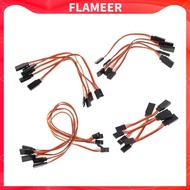 [FlameerMY] 5 Pieces Male To Female Servo Extension Lead Cable 3 Pin Futaba JR Connector
