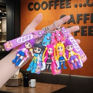 Kpop Demon Hunter Keychain Huntrix Keyring Backpack Hanging Keychain Party Accessories Huntrix Fans 