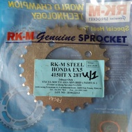 Sprocket Spoket RKM RK-M 415 Honda Ex5 EX5 Dream wave 100 gbo gboj class 1 28 29 30 31 32 33 34 35 3