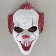 Topeng Halloween Badut Pennywise IT/ Topeng Badut Halloween Seram Creepy