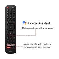 HISENSE Original ERF2F60G Voice Google Assistant Remote Control For Hisense 32 inches HD Smart Android LED TV 32A56E (2020 Model) A20251U, 40A5700FA, 20004101, G202641