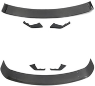 Rear Spoiler Compatible with Porsche Taycan 9J1 Base 4S Sedan 2019-2025 Real Carbon Fiber Trunk Tail