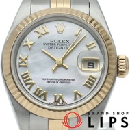 勞力士 Datejust 女士腕錶，79173NR(K)，18K 黃金/不鏽鋼，白色珍珠母貝錶盤，翻新，2001 年款，成色極佳 [二手]