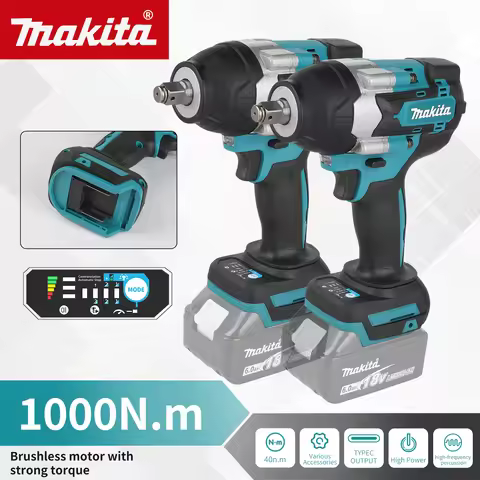 Makita DTW700 18V Brushless Impact Wrench 700Nm High Efficiency Variable Speed Cordless Power Tool f