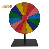 [Eighth] 1 Set Color Roulette Wheel Tabletop Prize Wheel Dry Erase Spin Wheel Spinner Game Heavy Dut