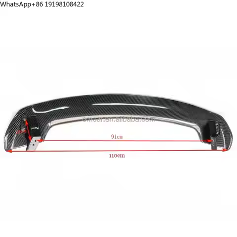 Car Accessories for Porsche Cayman No Punching Installation Carbon Fiber Rear GT Spoiler Wing for Po