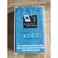 ERWIN GUTAWA cassette tape "salute to KOES plus/bersaudara"