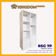RSG 7 SUSUN DENGAN PINTU RAK BUKU MINIMALIS RAK BUKU 7 SUSUN SERBAGUNA LEMARI BUKU