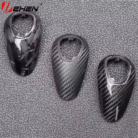 Real Carbon Fiber Gear Shift Knob Cover Replacement for BMW M2 M3 M4 M5 M6 F87 F80 F82 F83 F10 F12 F