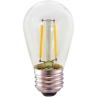 6 Pack S14 LED Replacement Light Bulbs for Outdoor String Lights, 2700K Warm White Lighting and E26 