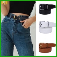 BUB Lady Belt Elegant Skinny Waist Belt for Dress Skinny PU Belt Golden Buckle Simple Buckle for Sui