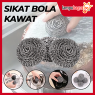 Sikat Bola Kawat / Serat Baja Cuci Piring Stainless Steel