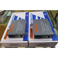 Optical Converter 100MB Netlink Single mode, 1 fiber optic. There are CO, CQ