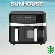 Nồi chiên không dầu 2 ngăn 10L SUNHOUSE MAMA SHD4098